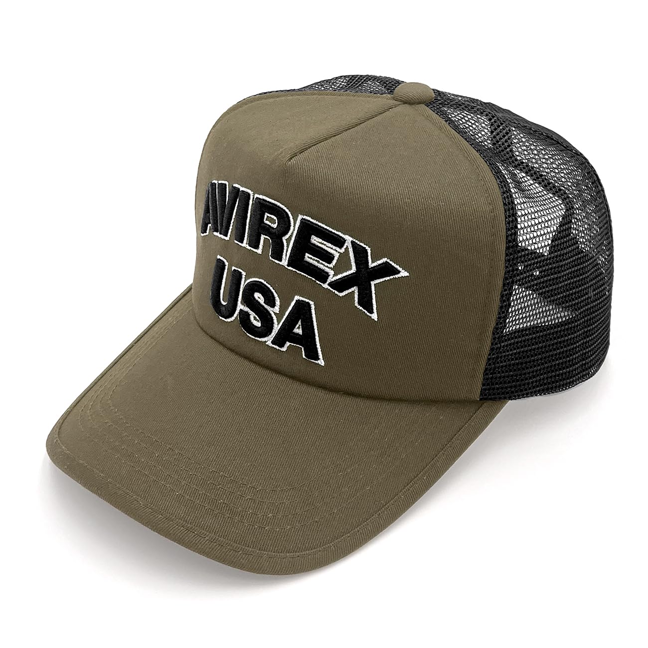 

Avirex Mesh NUMBERING Plus Khaki Men s Cap, USA, Sizes, 57-59cm, 62-64cm (57.0-59.0 cm, (USA))