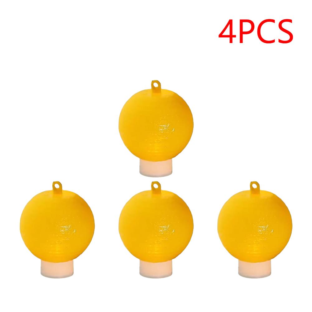 1-5PCS Ball Fruit Fly Catcher Pest Control Sticky Traps 8.2cm Wasp Bee Insect Trap Gnat Traps For Indoor Outdoor Kitchen Plants