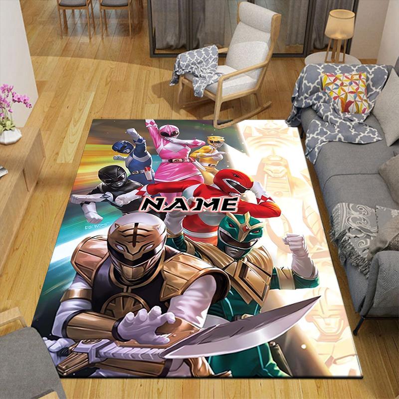 Custom 1Pc Power Rangers Heroic Team Rug Office Carpet Indoor Outdoor Entrance Doormat Nonslip Soft And Comfortable Living Room D2915223