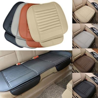 Universal Breathable Faux Leather Car Front Rear Seat Cover Pad Mat Cushion