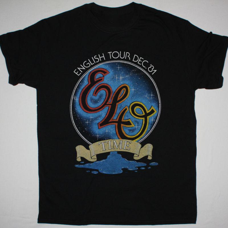 

ELECTRIC LIGHT ORCHESTRA TIME TOUR 81 Tshirt Cotton All Size S4XL CB215 Unisex T-Shirt XXL