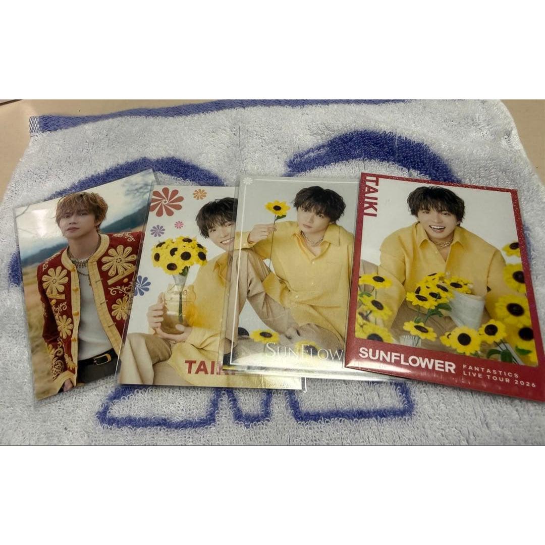 Used Daiki Sato SUNFLOWER Photocassicle Set of 4