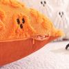 Halloween White Ghost Pillow Covers with A Little Ghost Pattern Fall Cushion Cover 45x45cm Holiday Decor for Sofa Living Room