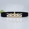 Women's Elastic Metal Chain Waist Belt - Versatile Body Shaper for Suits & Coats