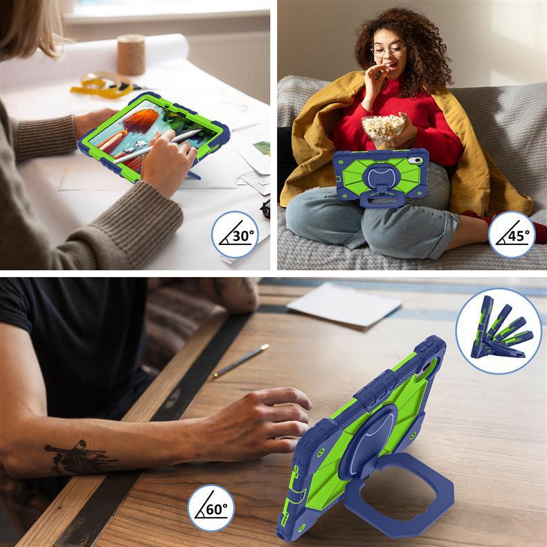 Lenovo Xiaoxin Pad 11 2025 Rotating Stand Silicone Case - Drop-Proof, Handheld Protection