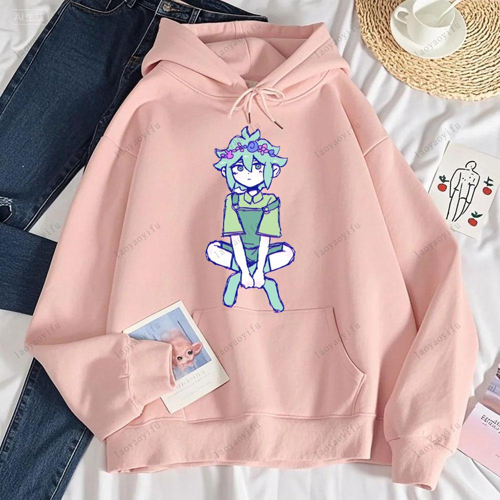 Omori Amusing Games Hoodie Printed Sportswear Unique Hot Selling Autumn and Winter Pullover Cartoon Popular Men Pullover
