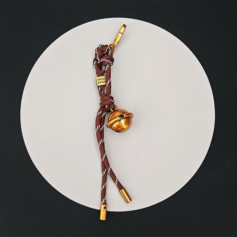 Exquisite Multi-Element Bag Pendant High-Grade Hand-Woven Rope Beaded Rope Keychain Versatile Bag Decoration Accessories Gifts