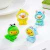 5Pcs Cartoon Dinosaurs Duck Animal Miniatures Resin Ornaments Fairy Garden Decoration Moss Terrarium Micro Landscape