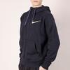 Nike Full-Zip Casual Sport Fleece Hooded Jacket Men Outerwear Black CU8094-010
