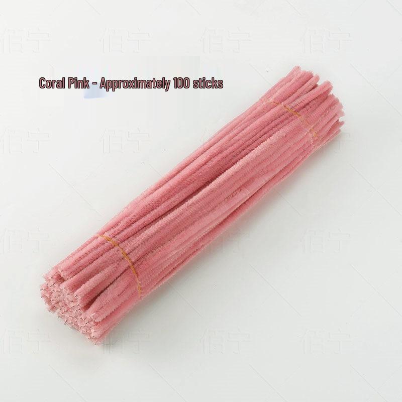 Macaron Color Extra Dense Handmade Flower Pipe Cleaners