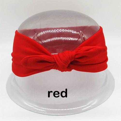 Cute Rabbit Ear Headbands for Women Girls Knot Hairbands Bunny Head Bands Yoga Turban Headwrap Bandana Bowknot Hair Accessories