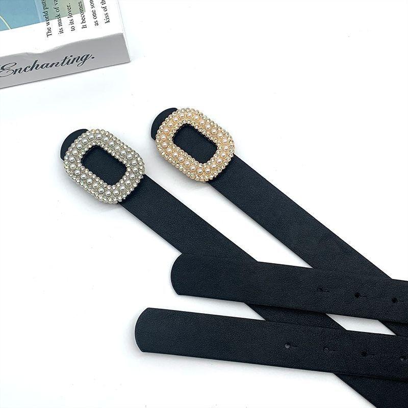 Elegant Retro Pearl And Diamond Clip Waistband For Womens Outfits Fashionable