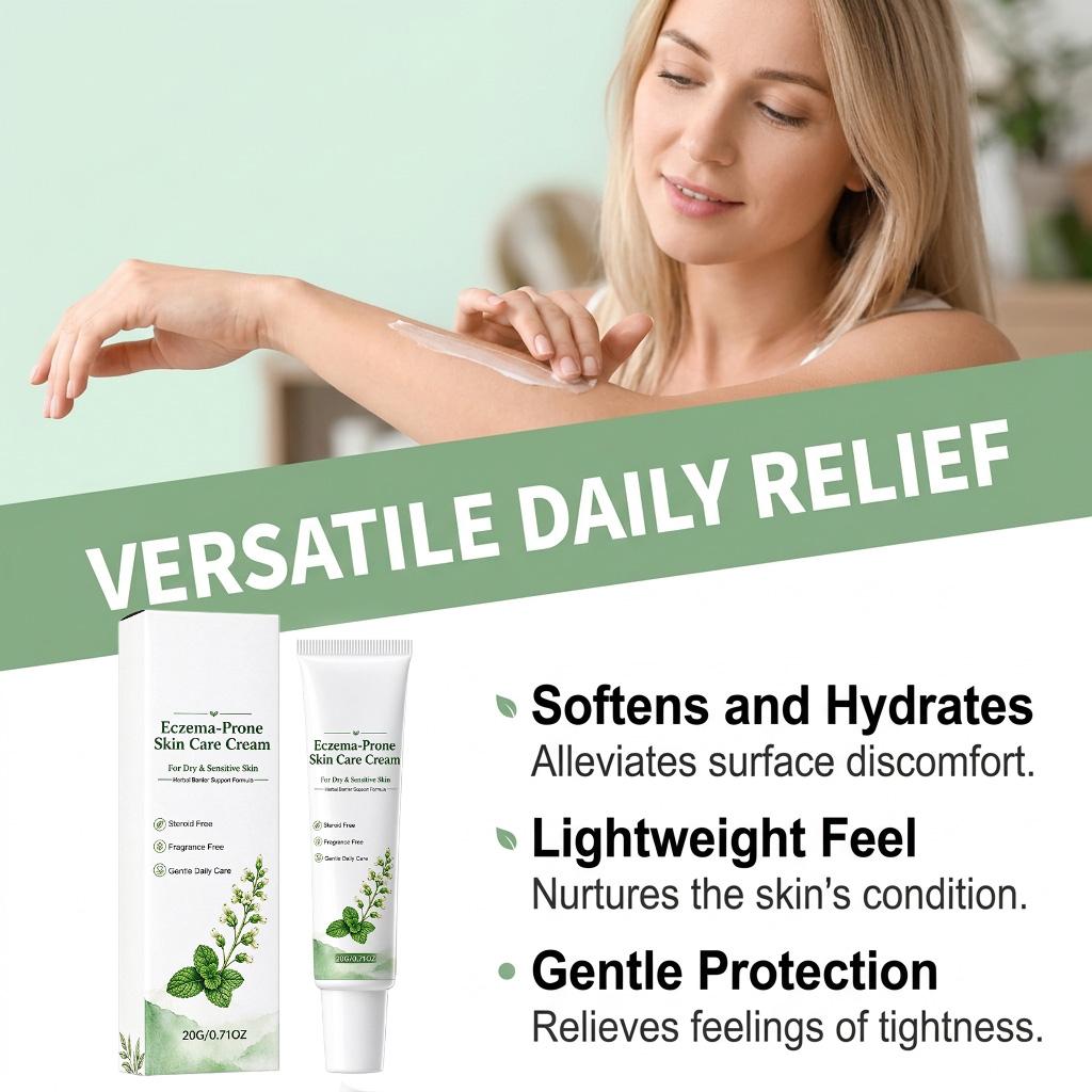 Skin care cream: has a delicate texture, is easy to apply and spread, is compact and portable, and is suitable for various skin types