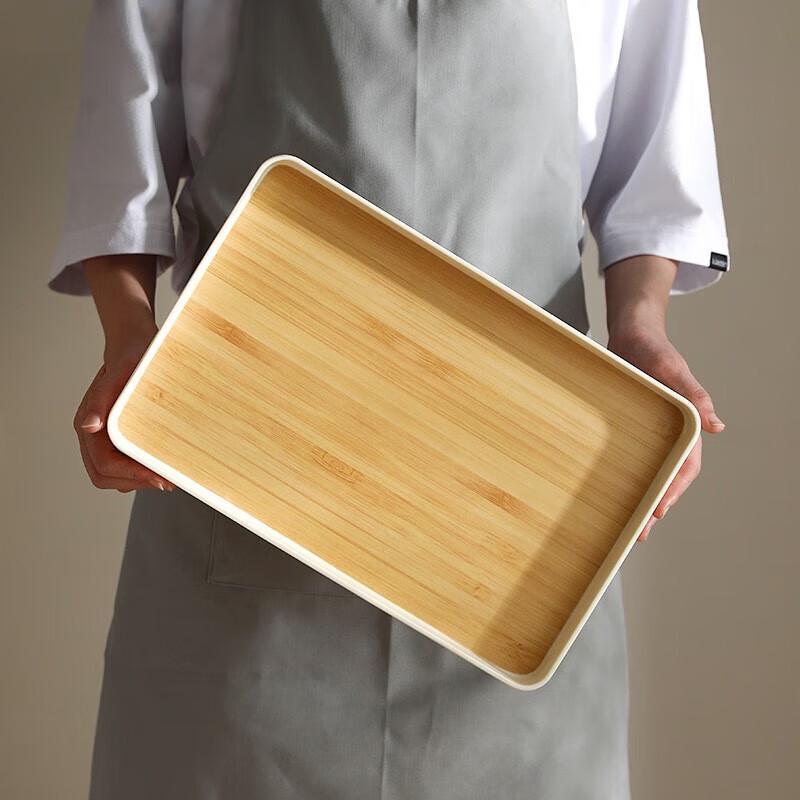Yongduo Wooden Rectangular Serving Tray