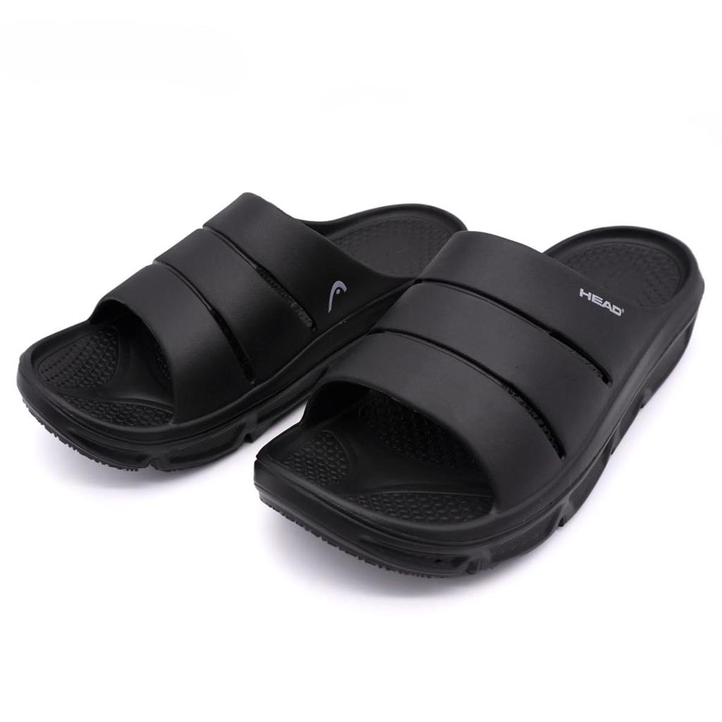 HEAD Slide Size 2HDM00151 Men's Sandals, Black, Medium, 3E,