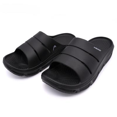 Slide Size 2HDM00151 Men's Sandals, Black, Medium, 3E,