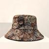 Niedlicher Bären-Print Fischerhut Sommer Outdoor-Sportarten Reise Strand Angeln Sonnenhut Unisex Verstellbare Bucket Cap