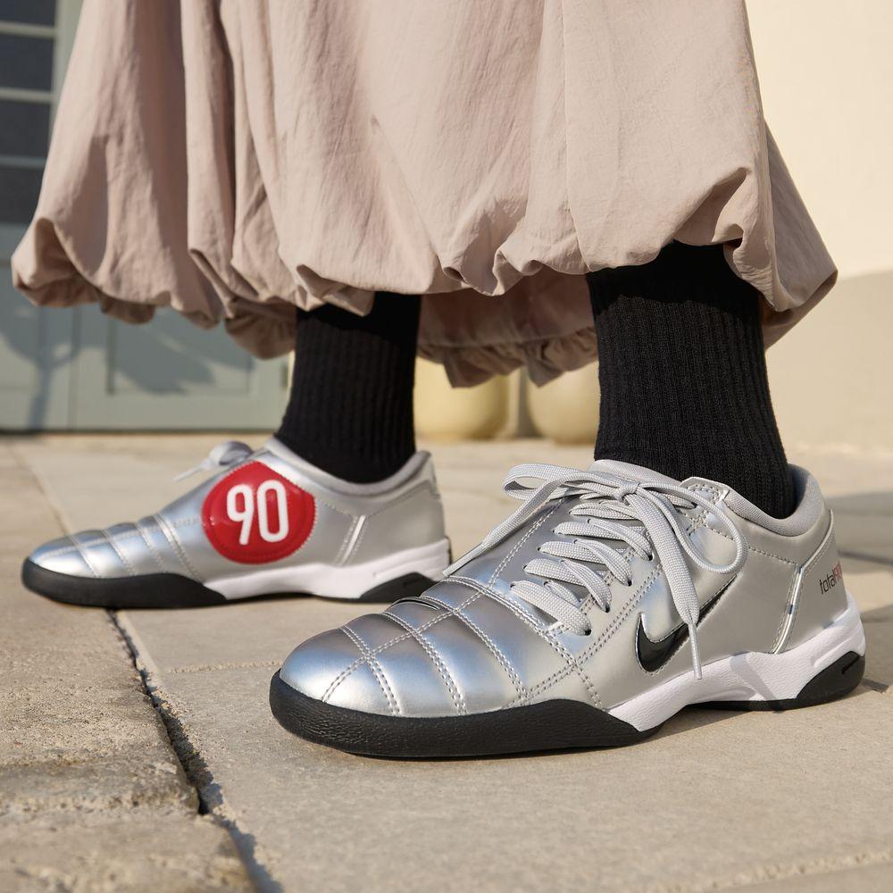 Nike Total 90 3 Металлический серебристый черный (Женский) 36.5