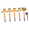 F26C Pack of 6 Solar Christmas Lights with Auto Dusk Sensor Providing Easy Operations for Various Outdoor Celebration
