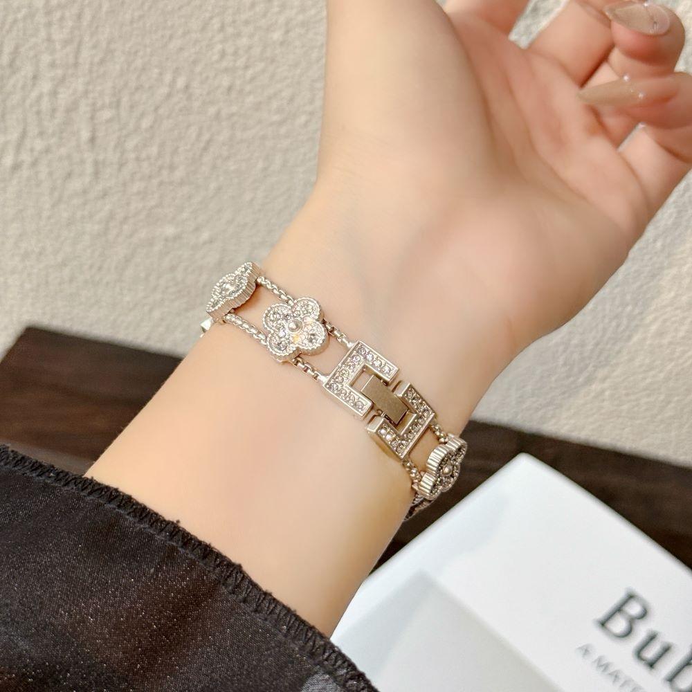 Metal Link Watch Strap with Metal Buckle for Huawei Watch GT4, GT5, GT6