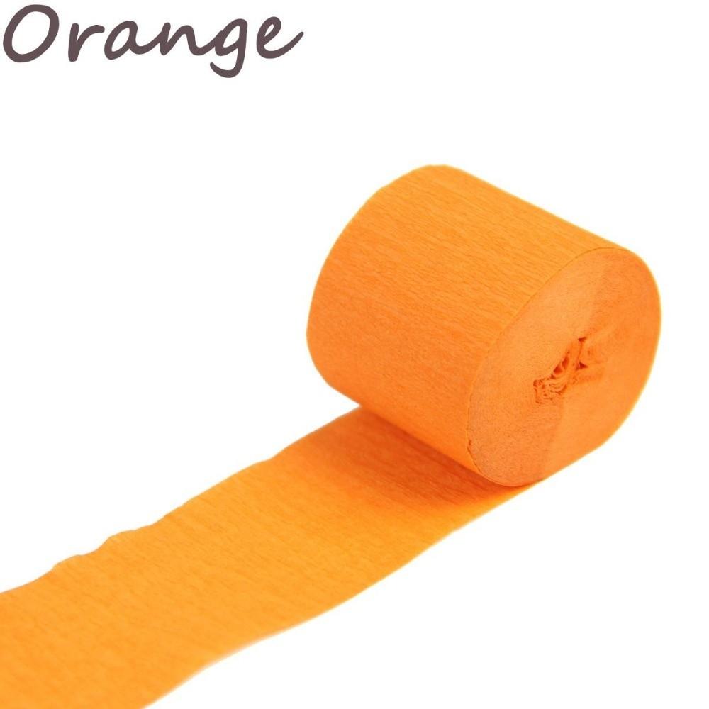 Handmade Children Birthday Party Decoration Crinkled Papers Crepe Paper Streamer Roll Craft