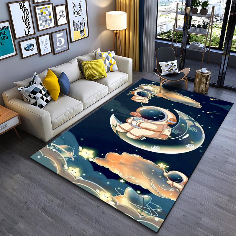 

Astronaut Sitting Under the Starry Sky Suitable for use as an anti-slip game mat for living room and bedroom sofas 40x60cm( 15x23in )