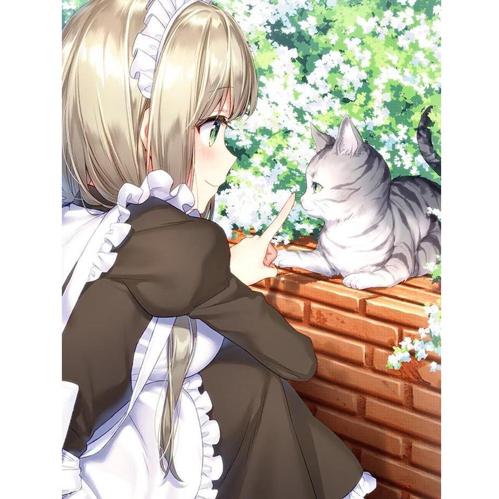 5D DIY Round Full Round Diamond Painting Anime Diamond Embroidery Complete Home Decorative Gift