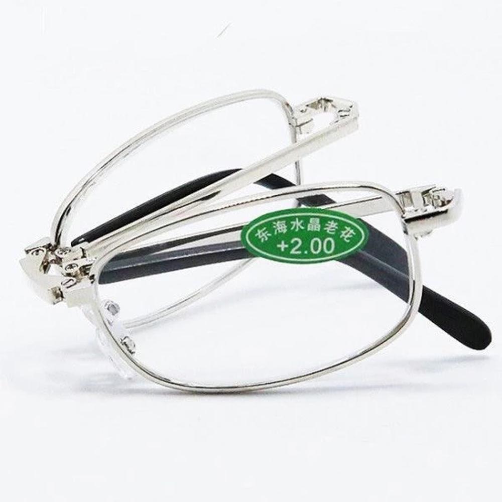 Natural High Definition Crystal Anti-fatigue Eyeglass Reading Glasses Old man Presbyonic Glasses