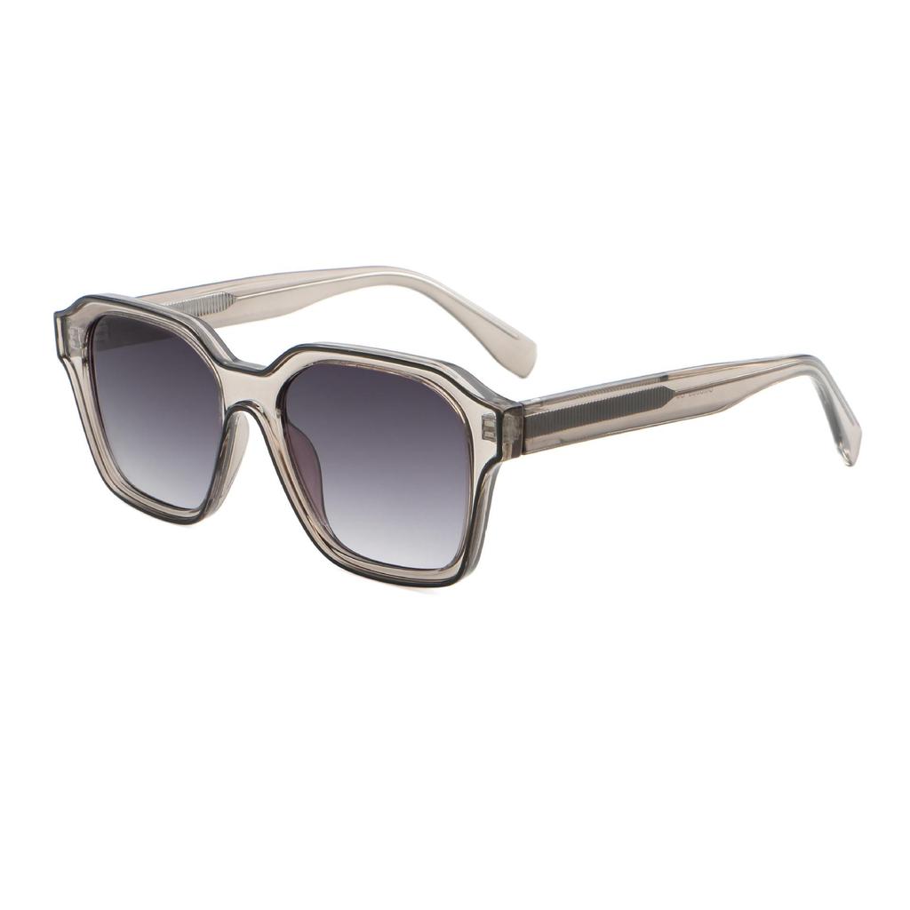Stylish Sunglasses 8809 with Propionate Temple Inserts for Men & Women - European & American High-End Sun Protection
