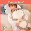 Soft And Cuddly Grey And Khaki Seal Plush Toy For Cozy Sleep And Comforting Pillows