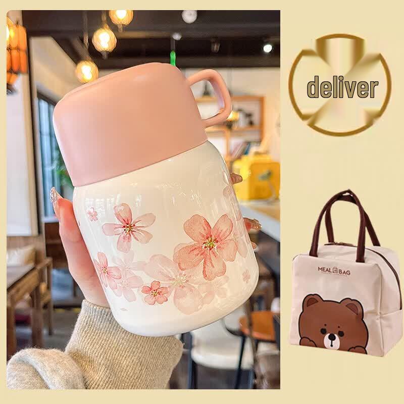 316 Stainless Steel Portable Insulated Stewing Cup