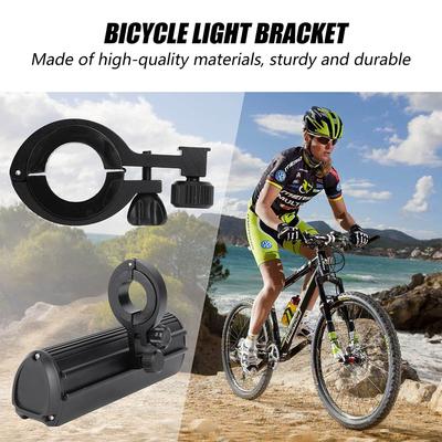 1/2Pcs Bike Lamp Bracket Mount Aluminum Alloy Bicycle Light Holder Lightweight Cycling Lamp Base Bicycle Headlight Bracket