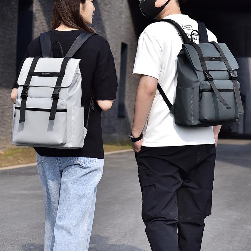 Unisex Minimalist Commuting Backpack with Custom Logo, High School Ready
