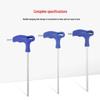 Penggong T-type Metric Hex Wrench: Single CRV Flat & Ball Head Hexagonal Screwdriver
