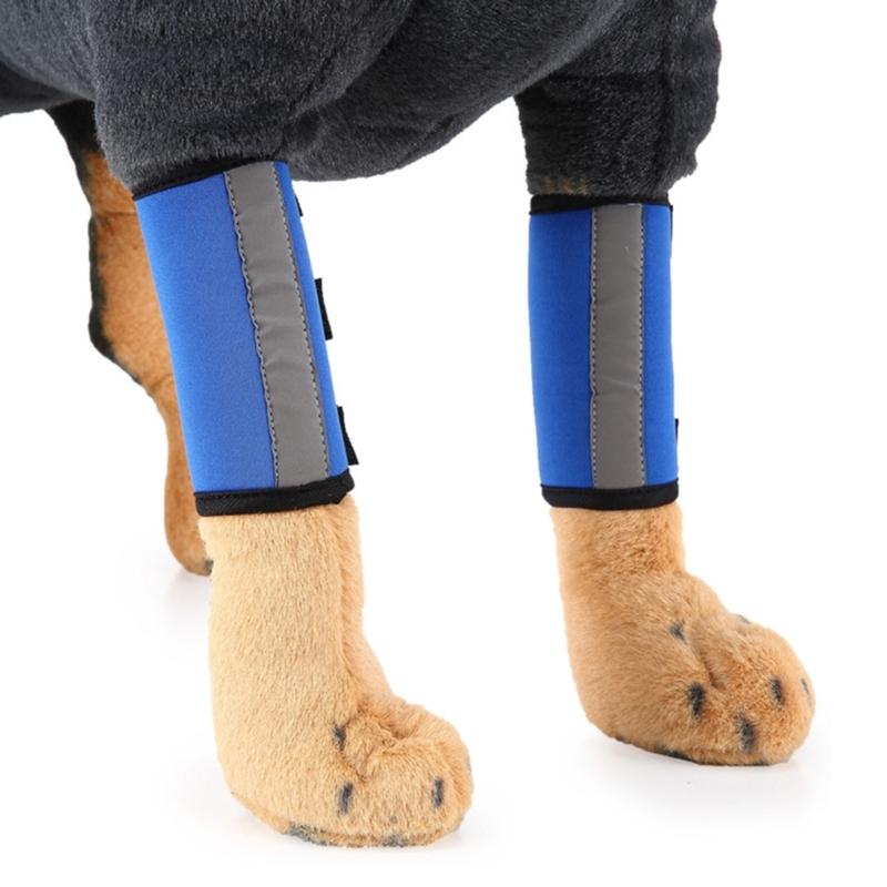 Hund Ellenbogenbandage Schutzpolster für Hunde Verletzungsprävention Leckschutz Ärmel