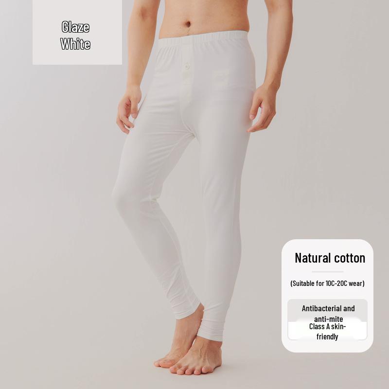 

Мужские облегающие антибактериальные осенние длинные подштанники из чистого хлопка XXXL