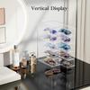 Lolalet Clear Sunglasses Organizer with Eyewear Display Case Storage Box with Removable Holds Multiple Pairs Drawer, Dividers,