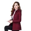 Women's Slim-Fit Lightweight Cotton Jacket - Trendy Winter Coat with Three-Dimensional Decoration for Middle-Aged Moms (2024)