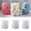 Owl Candle Silicone Mold Handmade Soap Moulds for Candle Making DIY Resin Crafts Rose Scented Candle Resin Mold