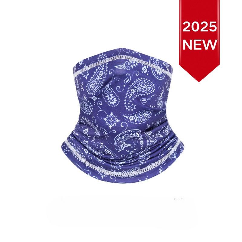 2025 New Outdoor Ice Silk Sun Protection Bib Spring and Summer Motorcycle Neck Cover Sports Magic Bandana Riding Mask Full Face
