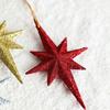 2pcs Plastic Xmas Tree Hanging Ornaments DIY Merry Christmas Decor  Hotel Office Decor