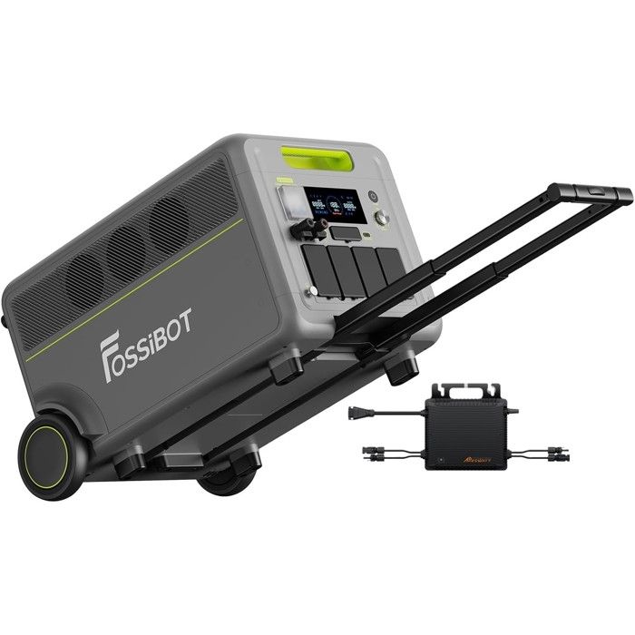 5222Wh 7200W Generateur Electrique Portable,FOSSiBOT F7200 LiFePO4 Centrale Électrique AC,pour Maison/Urgence/RV 5 Ans de Garantie