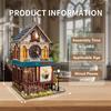 Retro Cuckoo House DIY Wooden House Cottage Figurines Miniatures Kits With LED Lights Home Decoration For Adult Handmade Gifts