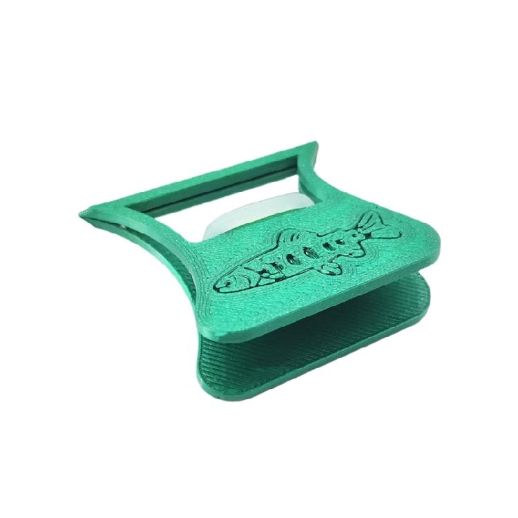 

Artistic Fish Pattern Feather Clamps Combining Functionality and Aesthetic Value Enhancing Fly Lure Making Experience зелёный