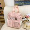 Crossbody bag female cute large-capacity junior high school student Japanese transparent pain bag large-capacity tote bag student shoulder bag tide