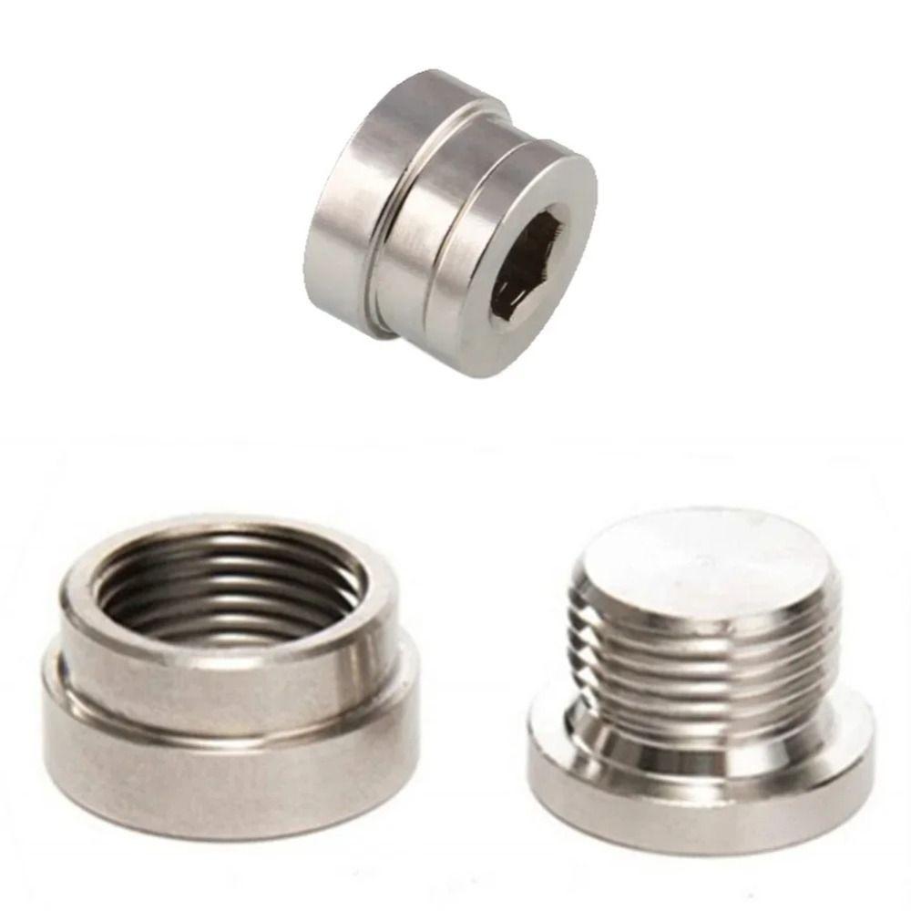 Stainless Steel O2 Sensor Plug M18 Thread Lambda Sensor Nut Oxygen Mounting Bungs  Exhaust System