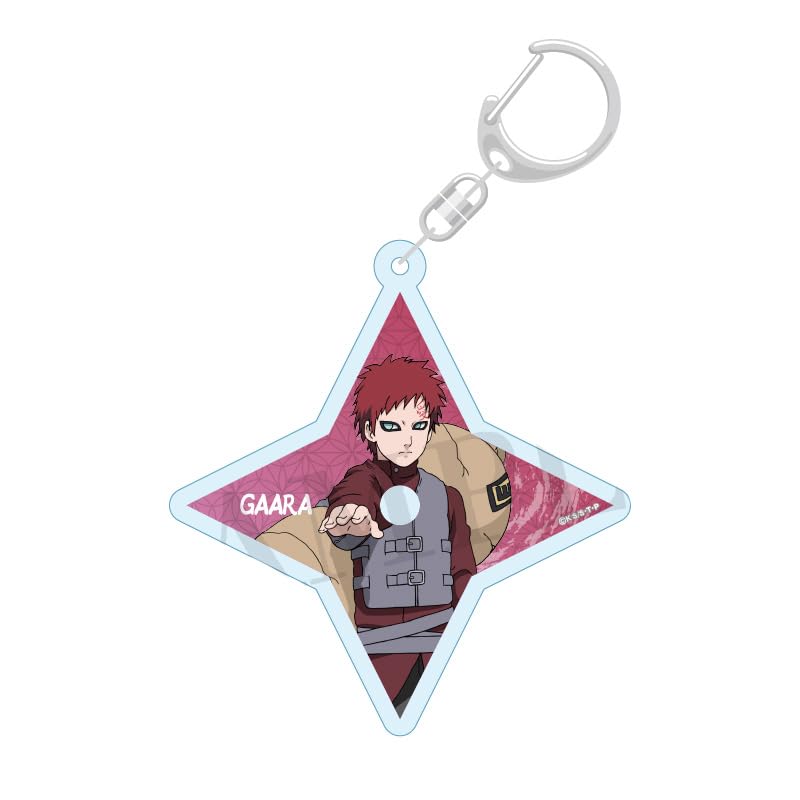 

Naruto Shippuden Shuriken Acrylic Keychain E Gaara colleize Official Merchandise Official License [Official]