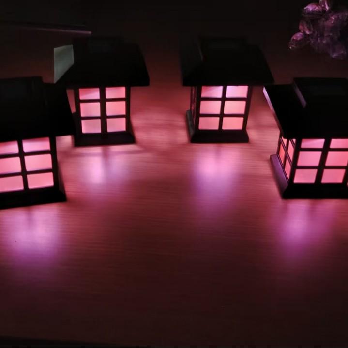 Retro Solar Lawn Lights – Automatic Dusk Activation for Outdoor Courtyard and Night Ambiance