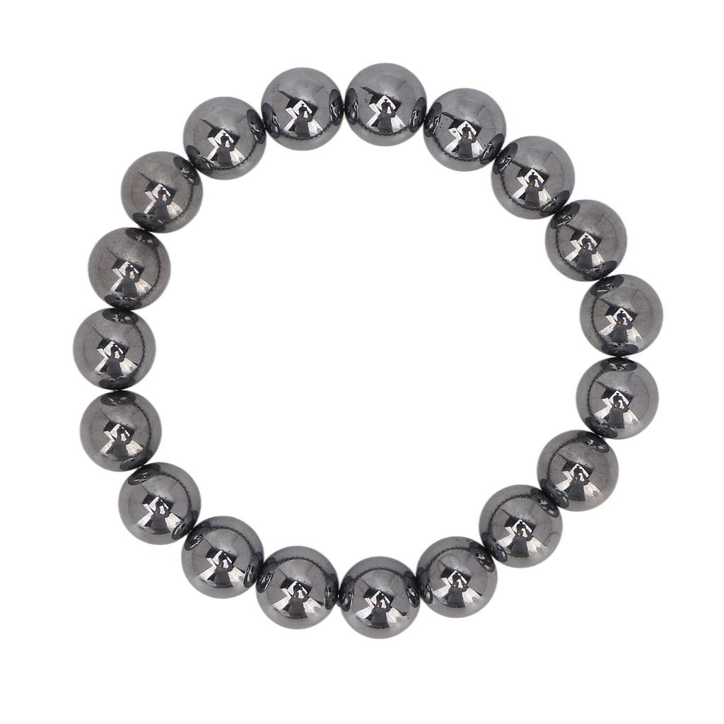 Terahertz Bracelet   Round Beads Unisex Terahertz Healing Stretch Bracelet