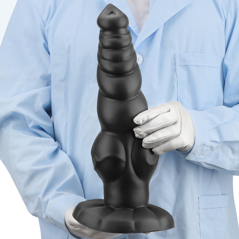 Silicone Dildo Female Masturbator with Anal Dilation Anal Plug  Fake Penis and Sexual Desire